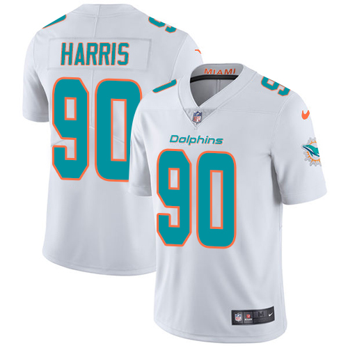 Nike Miami Dolphins 90 Charles Harris White Youth Stitched NFL Vapor Untouchable Limited Jersey